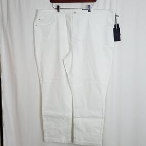 NYDJ Not Your Daughters Jeans White Ankle Pants